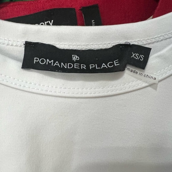 Tuckernuck Pomander Place White Sue Sweatshirt Dress XS/S - Picture 4 of 7